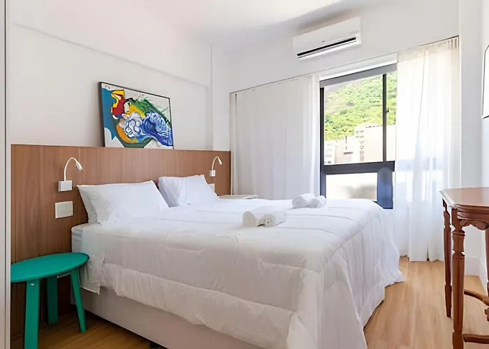Curtacopacabana: Lindo Apto De 1Qt Novo Vaga Academia Lavanderia